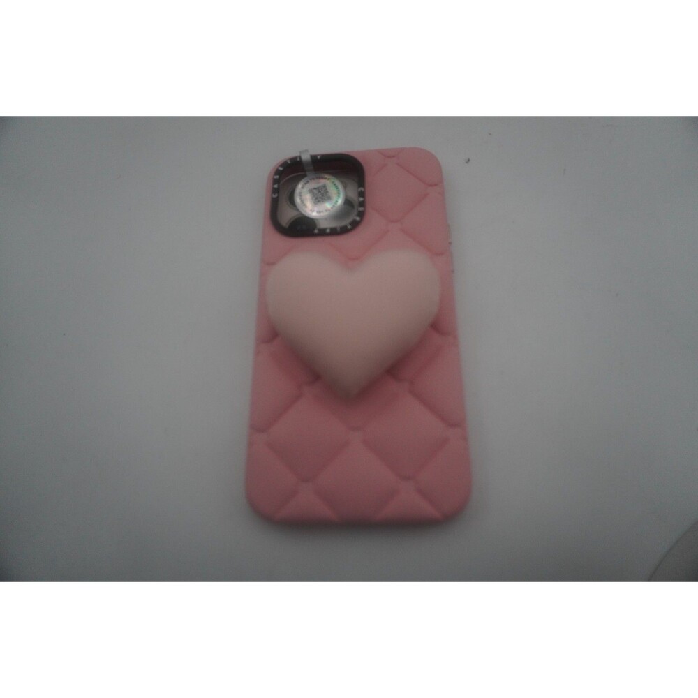 CASETiFY IPhone 14 Pro Max The Grippy Case Heartbreaker Pink Heart Plush Grip - Picture 9 of 9